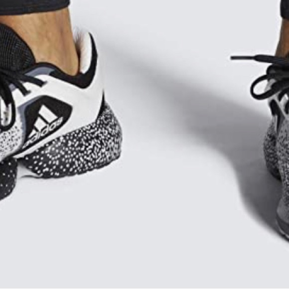 adidas Mens Alphatorsion Running Sneakers Shoes - Black,White - Picture 2 of 3